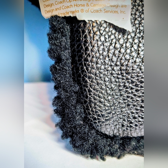 Coach Nolita Shearling Trim Wristlet - Picture 8 of 10